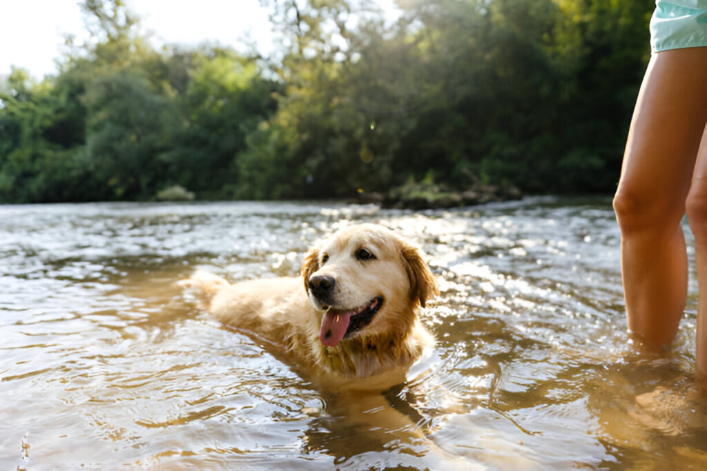 take your dog swimming